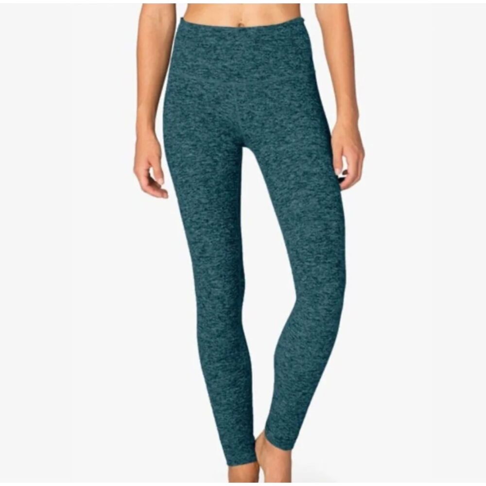 Beyond Yoga Space Dye Teal Leggings Size Small